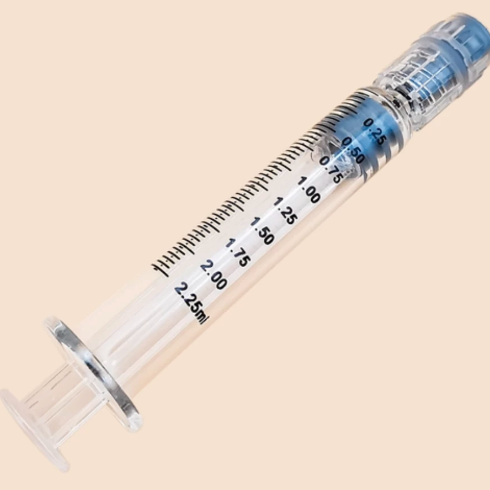 Reusable Borosilicate Glass Luer Lock Syringe 1 ml Leafly